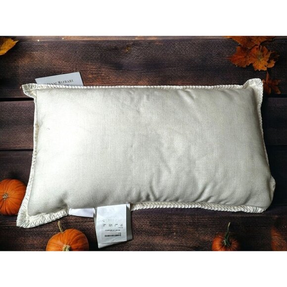 Isaac Mizrahi Autumn Dog Wagon Throw Pillow 12" x 20" Rectangular - Picture 4 of 9